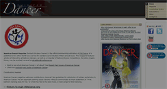 Desktop Screenshot of americandancer.org
