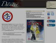 Tablet Screenshot of americandancer.org